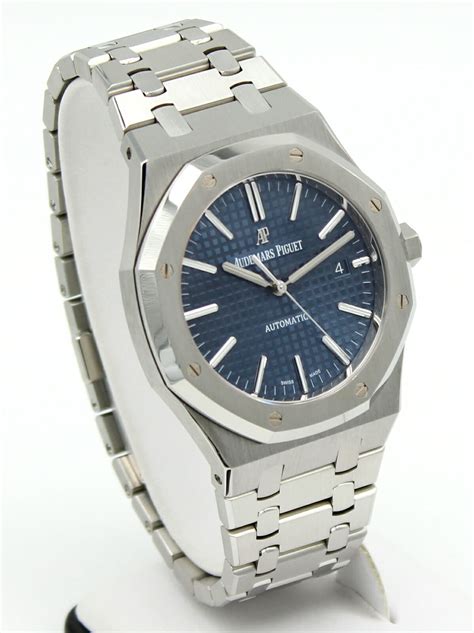 audemars piguet royal oak blue dial 41|Audemars Piguet automatic royal oak.